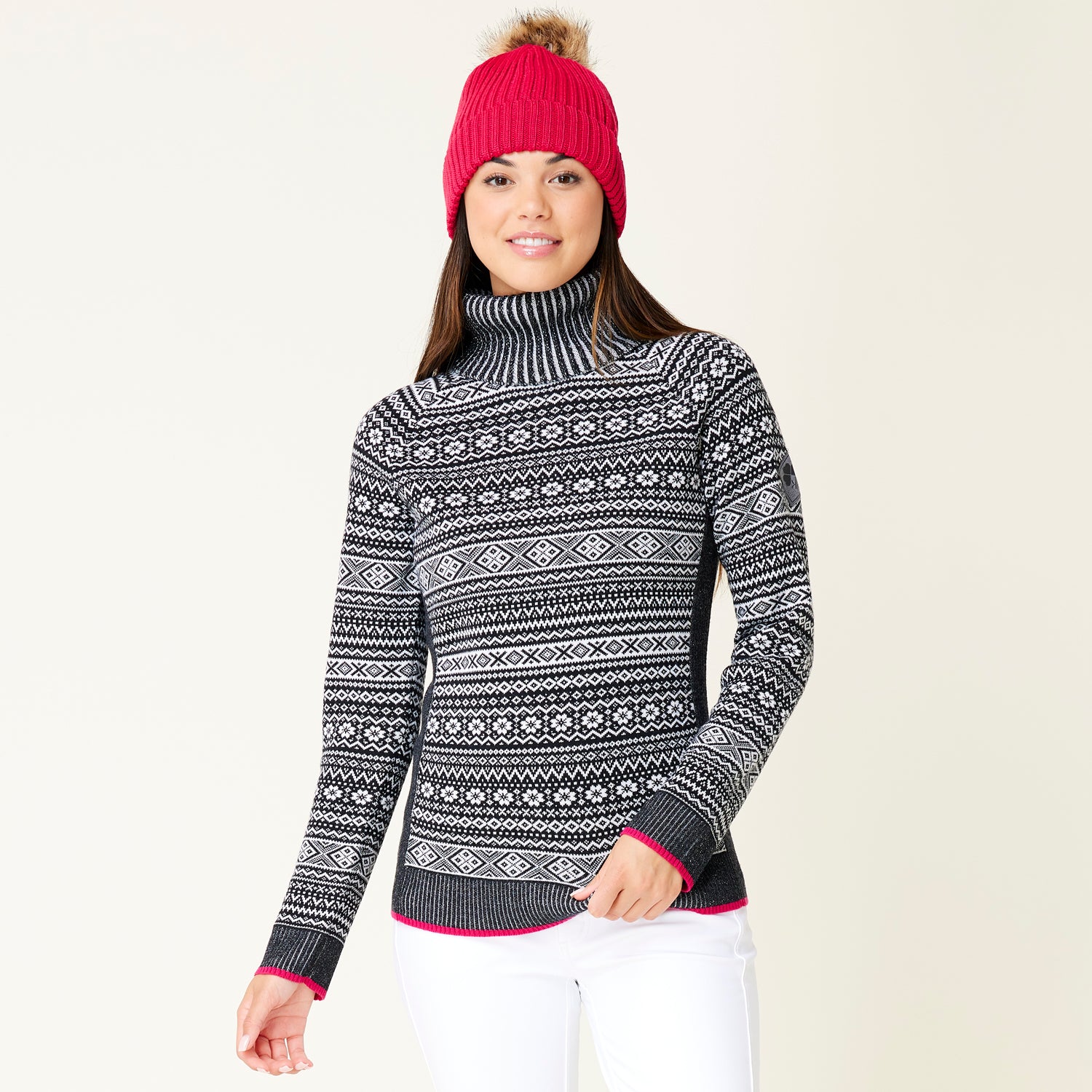 Responsible merino V-neck sweater