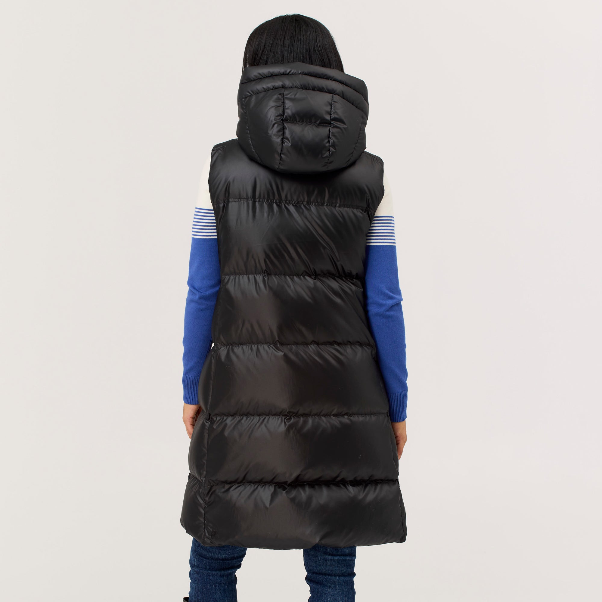 Compass Long Down Vest