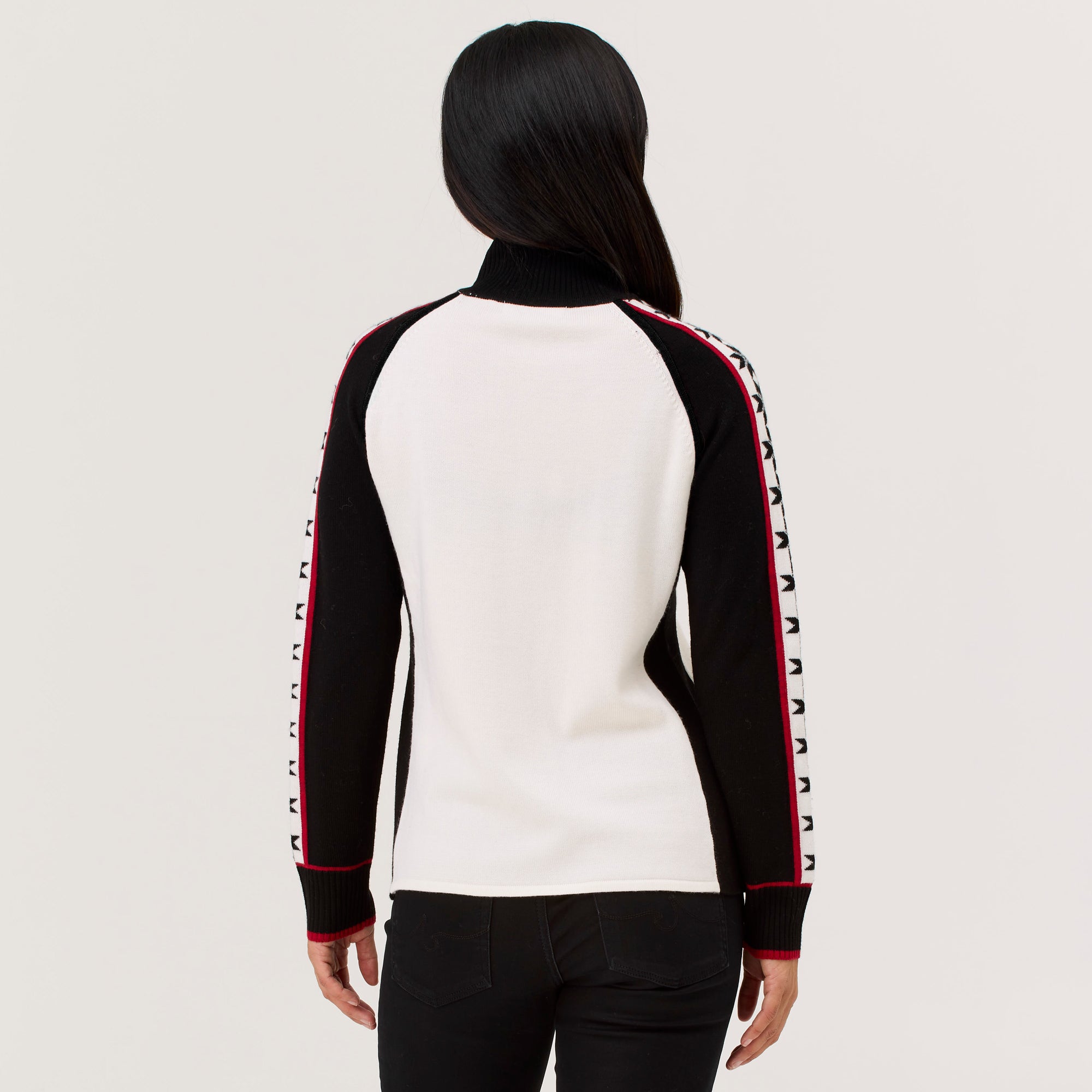 Meribel 100% Merino Zip Neck Sweater