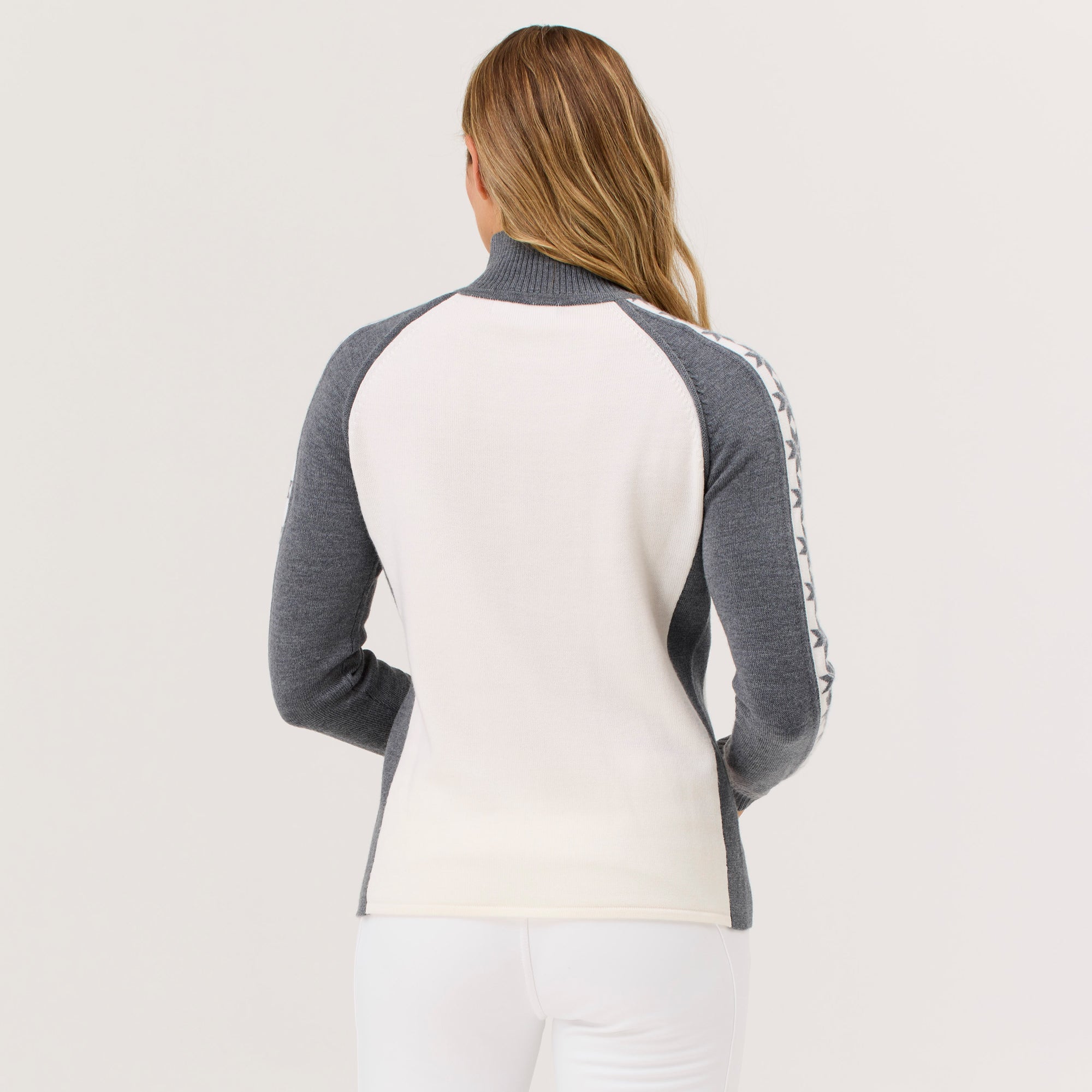 Meribel 100% Merino Zip Neck Sweater