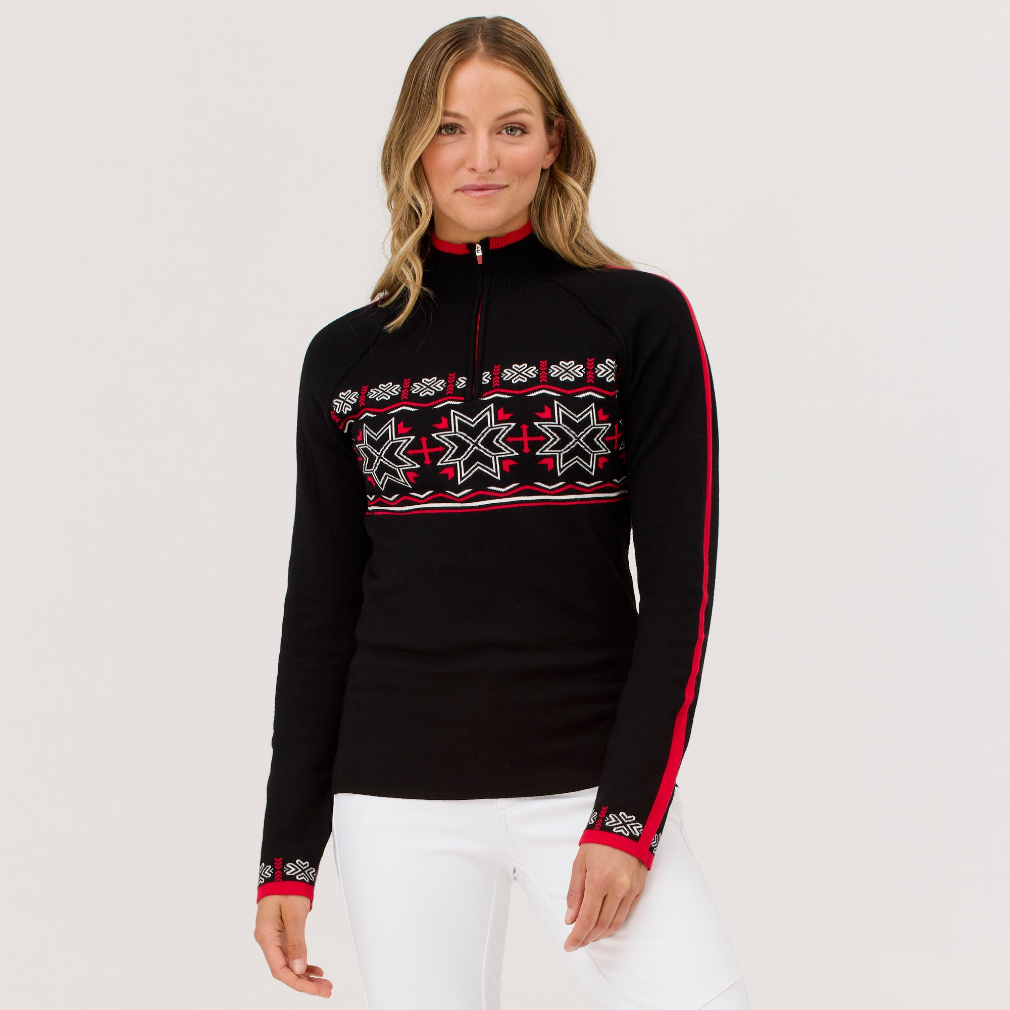Toula Zip Neck Sweater