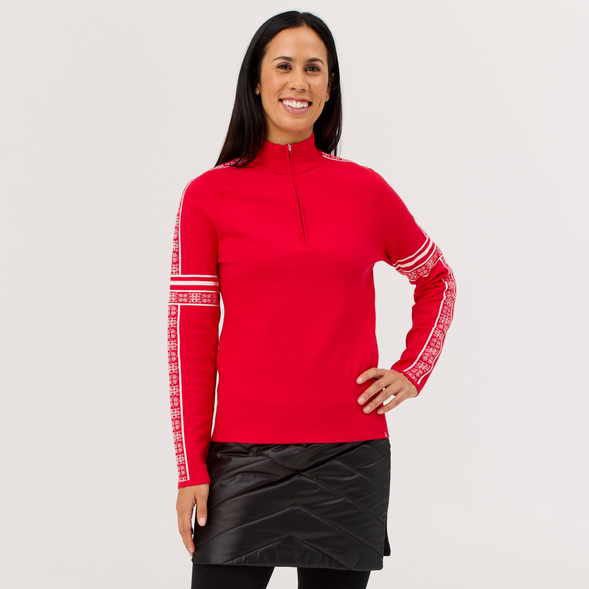 Glacier Zip Neck Sweater