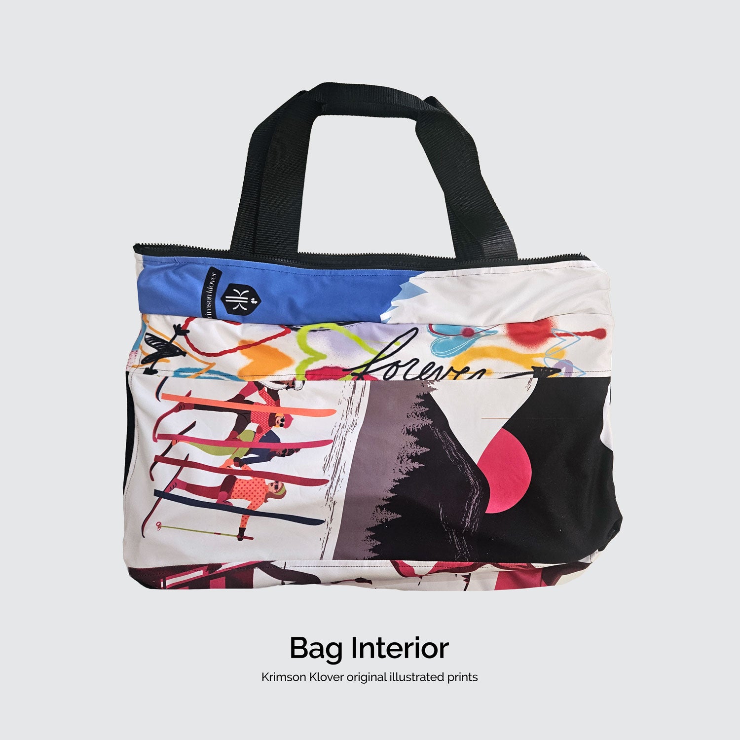 BirdieBlue x Krimson Klover Cary All Tote Forest Color Block