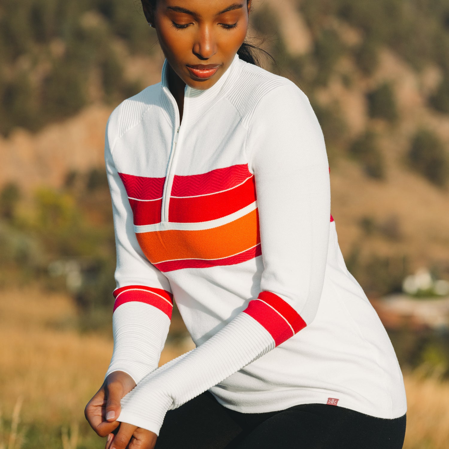 Emory Zip Neck Sweater