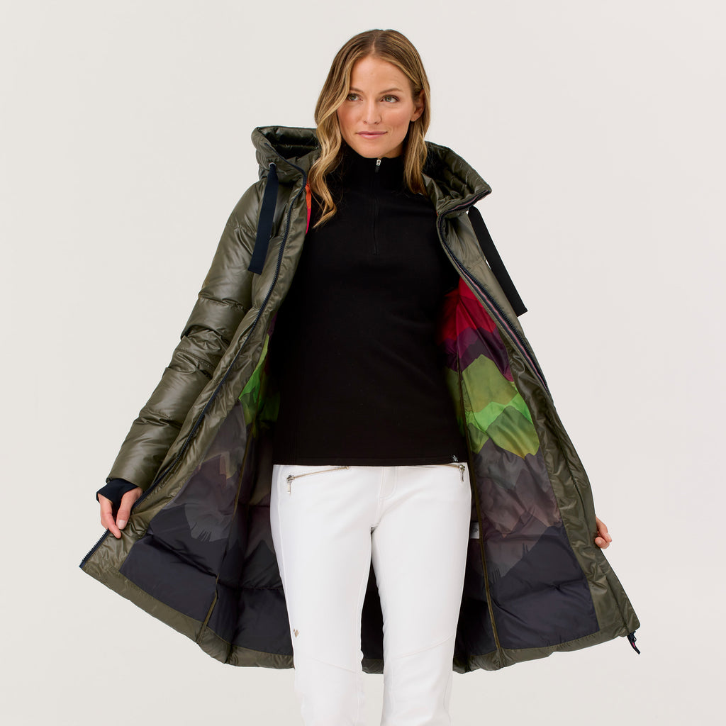 Compass Long Down Coat