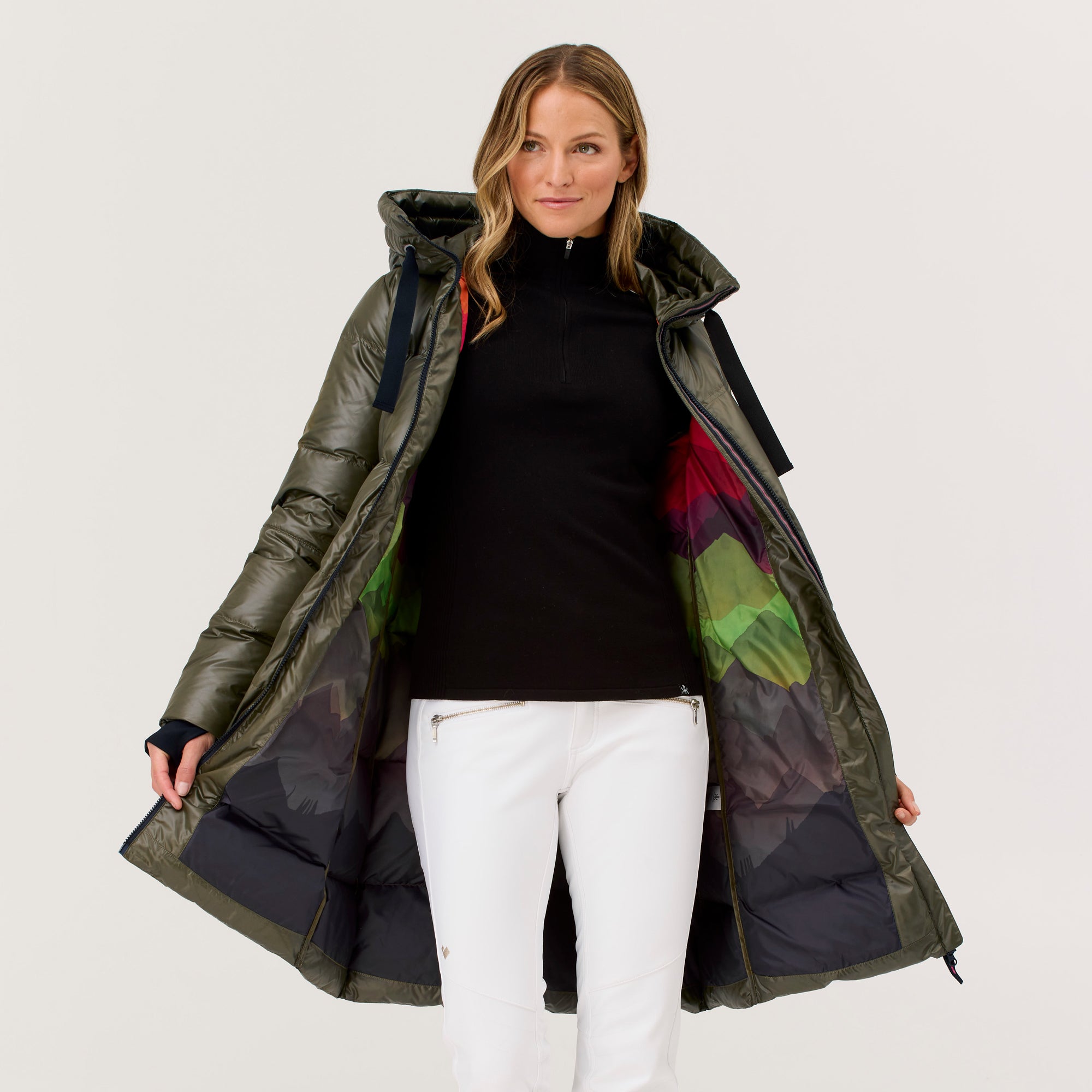 Compass Long Down Coat