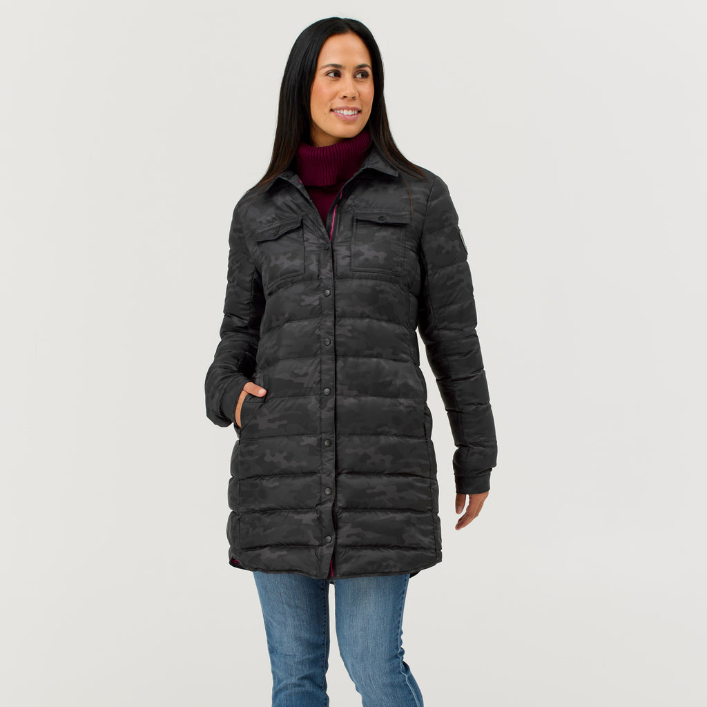 Annie Long Down Shacket