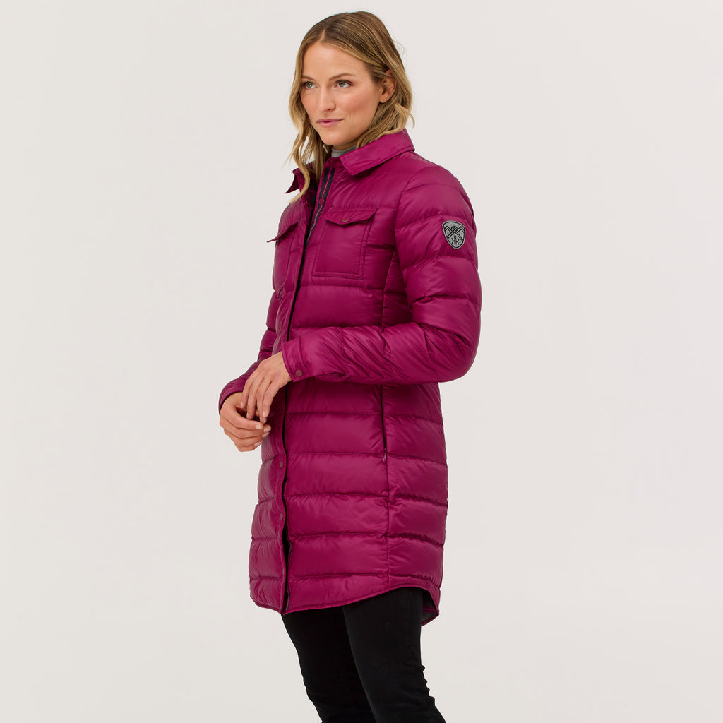 Annie Long Down Shacket