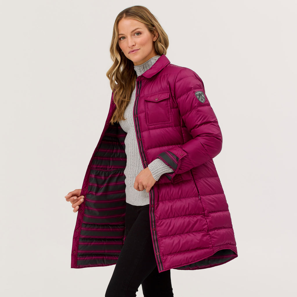 Annie Long Down Shacket