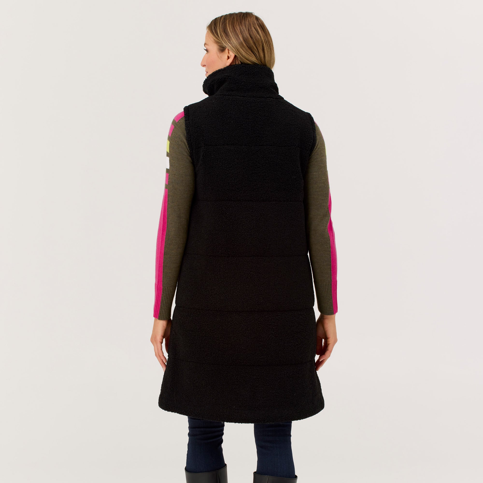 Kira Fleece Vest Long