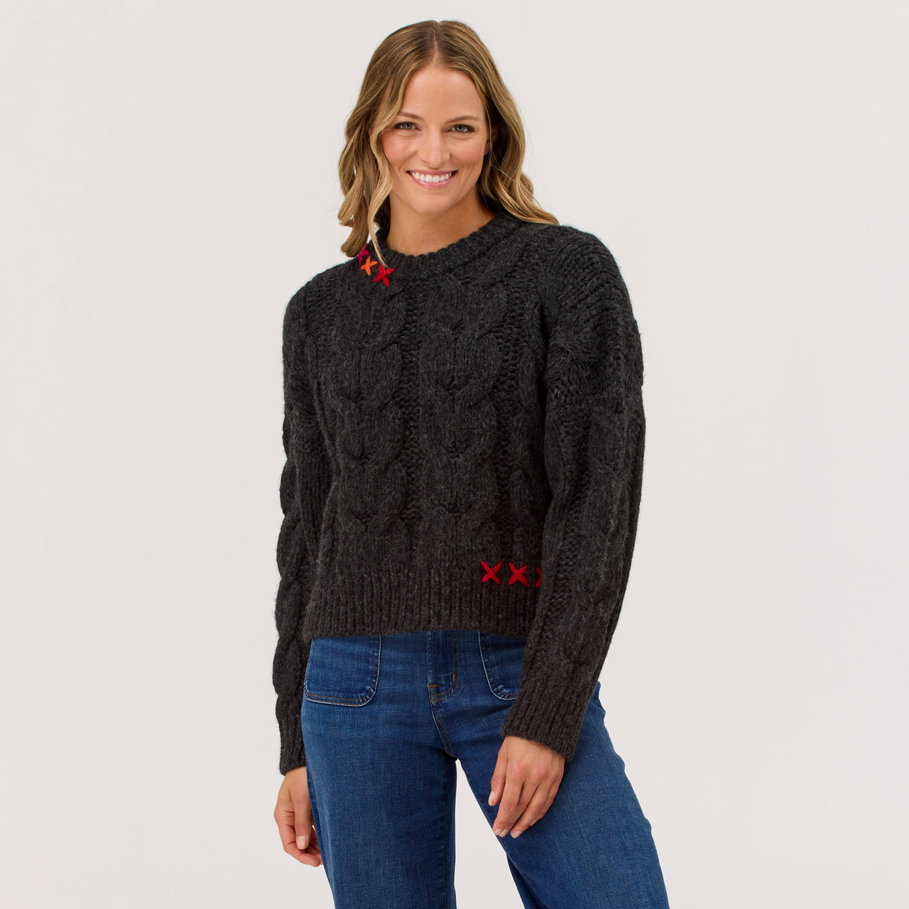 Frea Baby Alpaca Cable Sweater