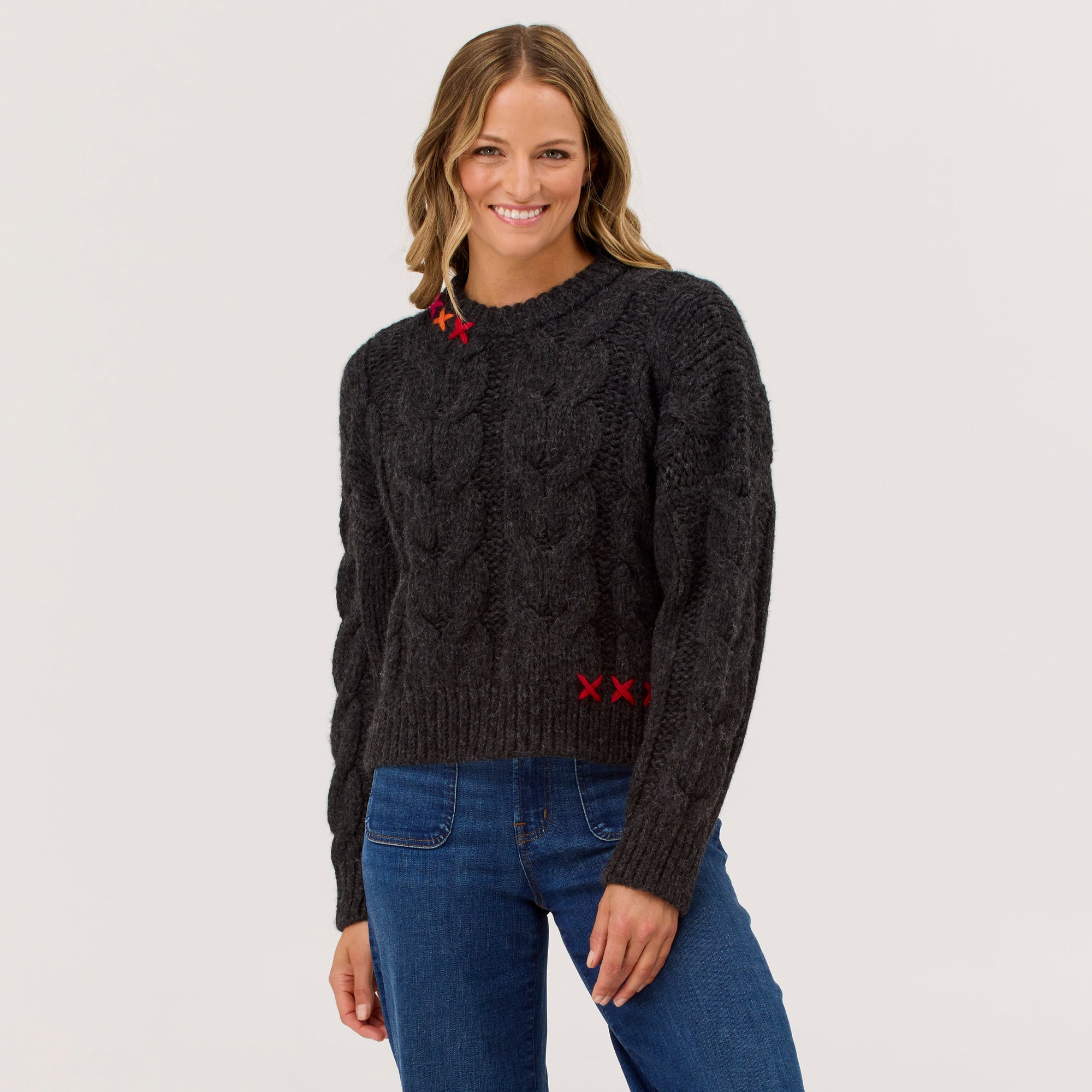 Frea Baby Alpaca Cable Sweater