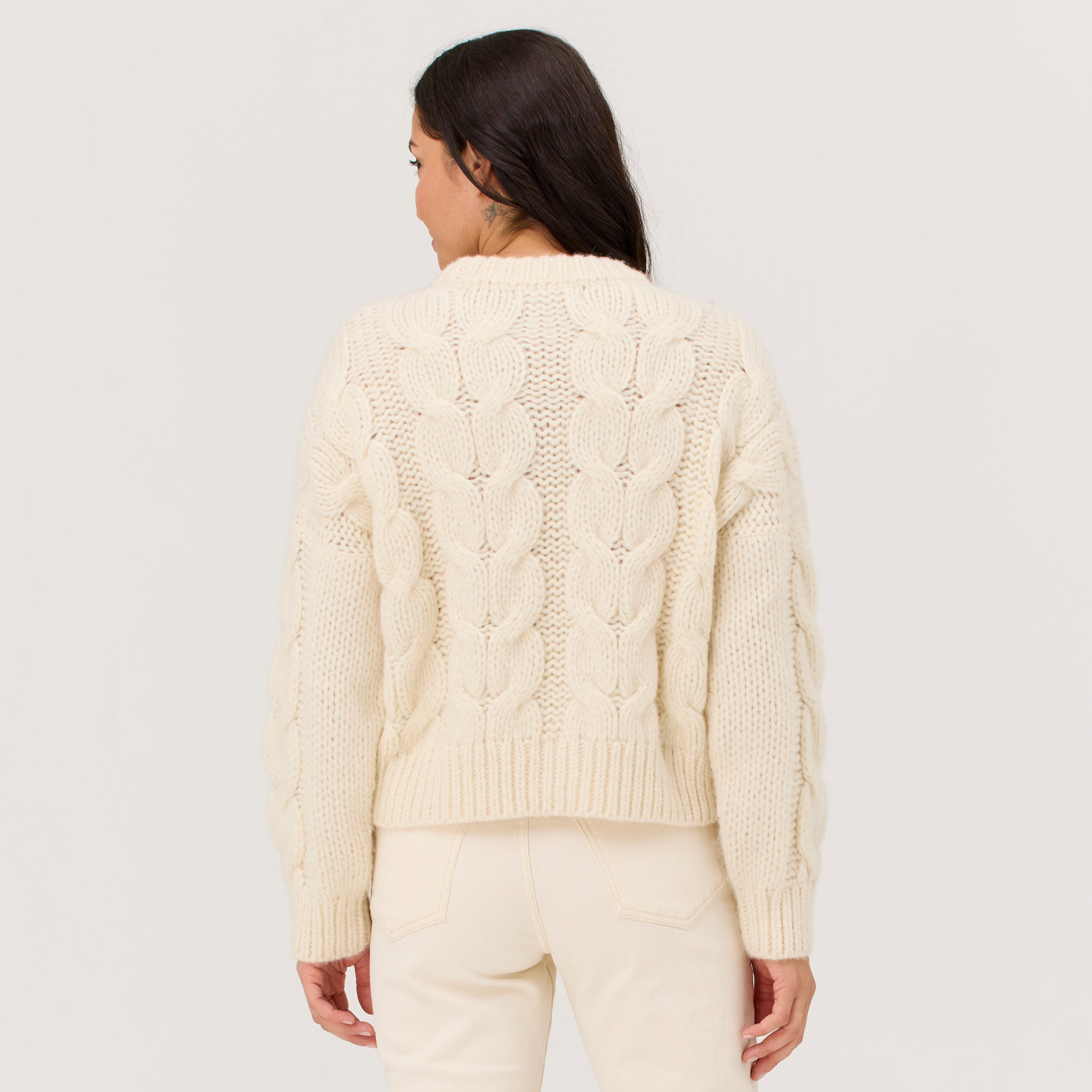Frea Baby Alpaca Cable Sweater