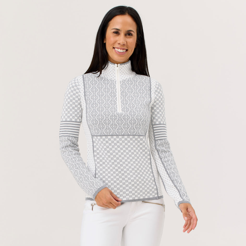 Pow 100% Merino Zip Neck Sweater