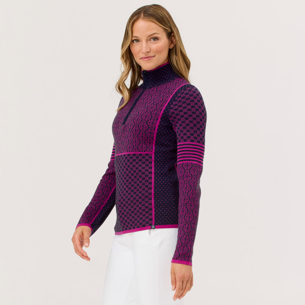 Pow 100% Merino Zip Neck Sweater