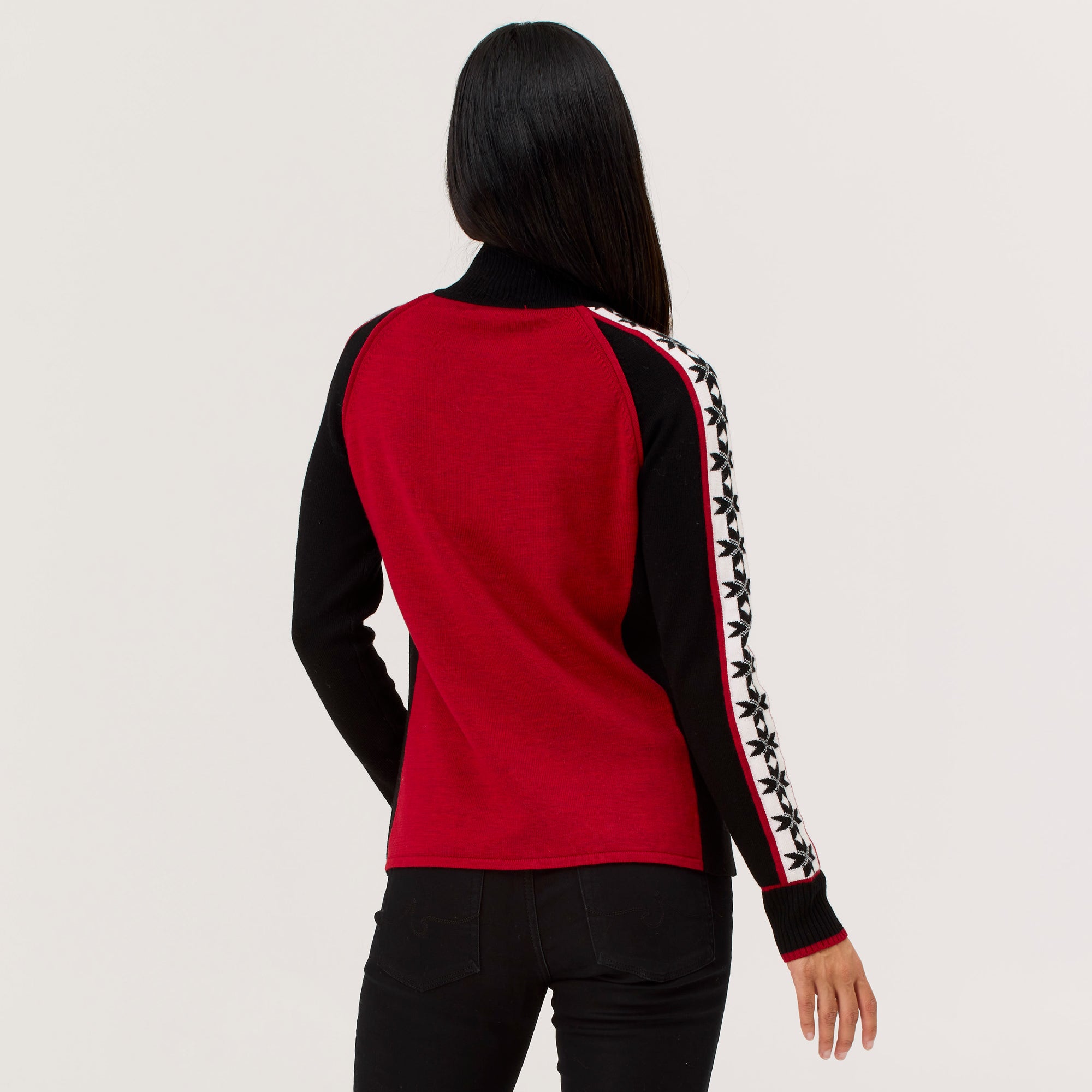 Meribel 100% Merino Zip Neck Sweater