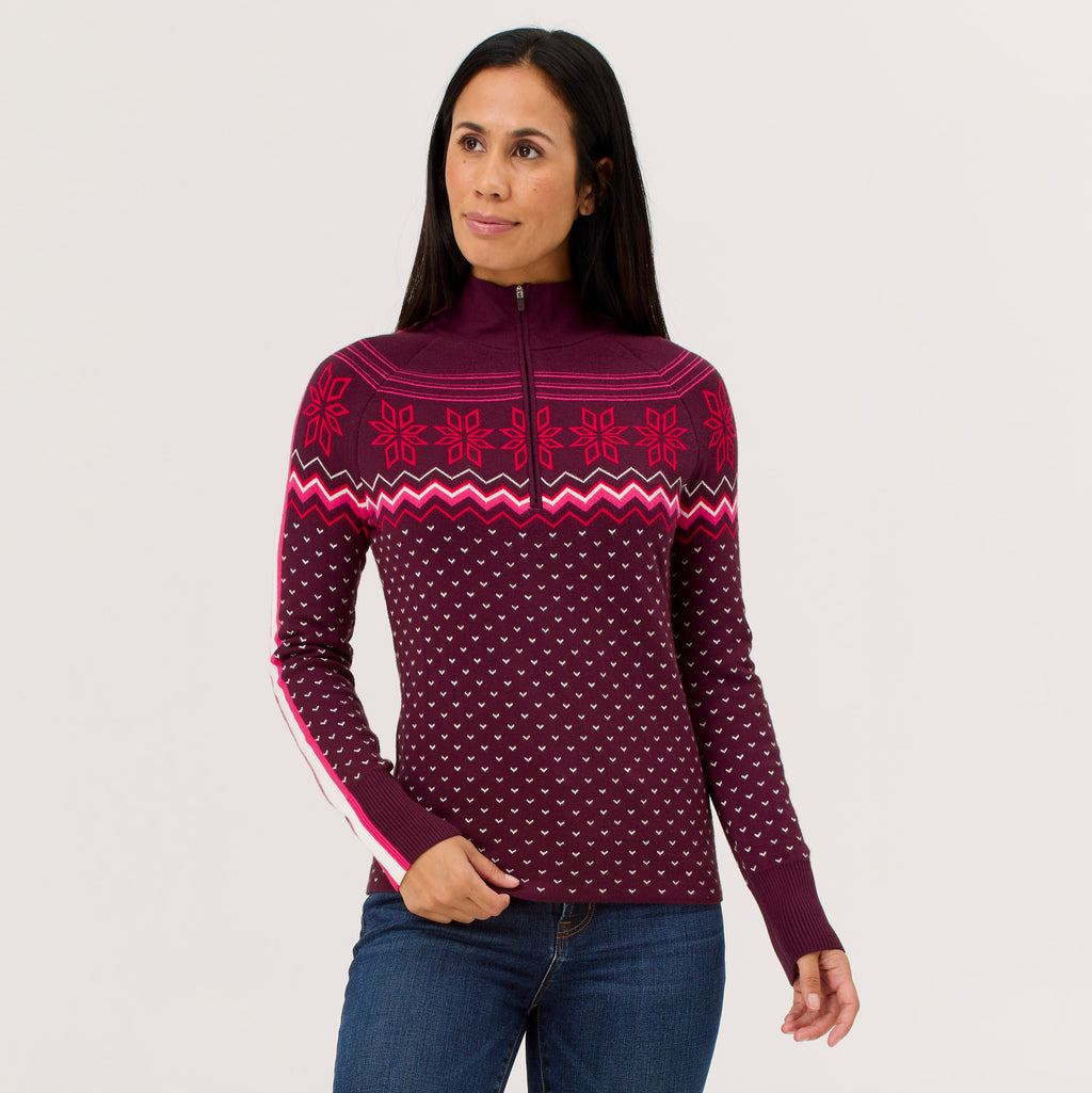 Snowhut Zip Neck Sweater