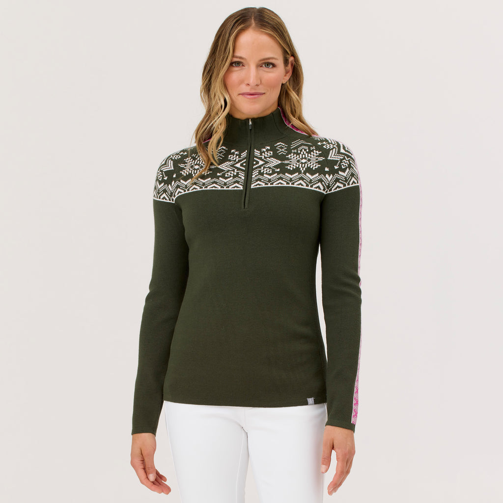 Summit Zip Neck Sweater