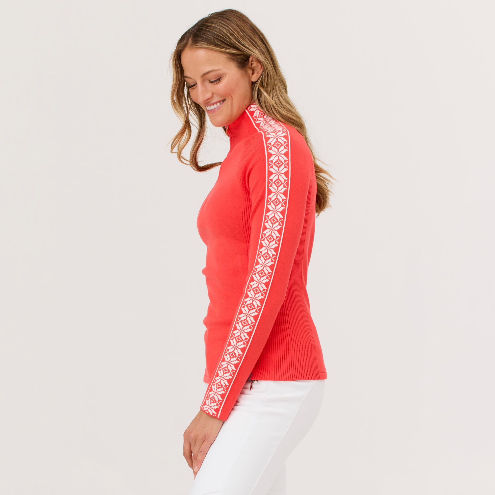 Slalom Zip Neck Sweater