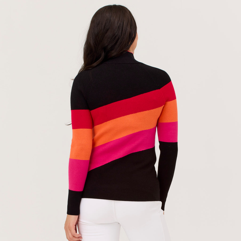 Riva Zip Neck Sweater