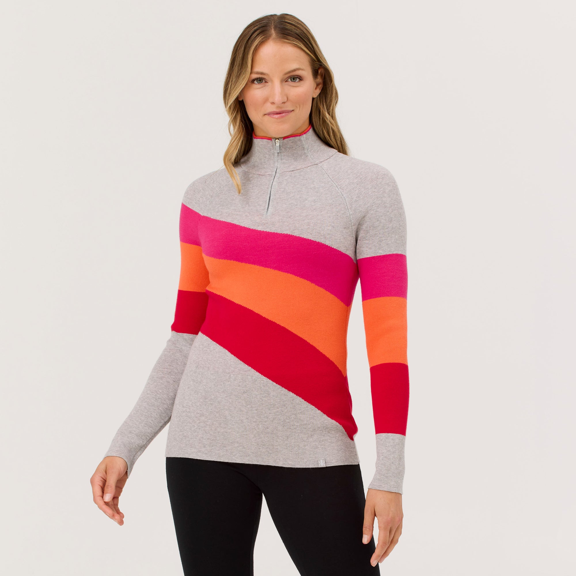 Riva Zip Neck Sweater