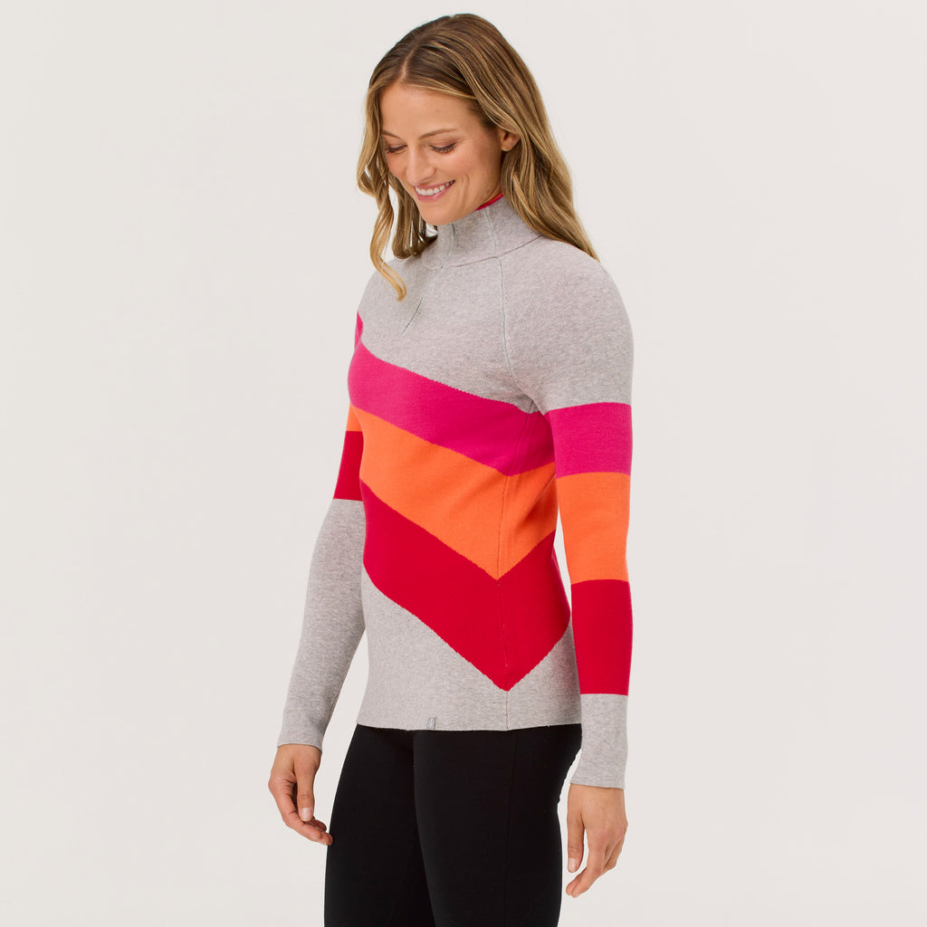Riva Zip Neck Sweater