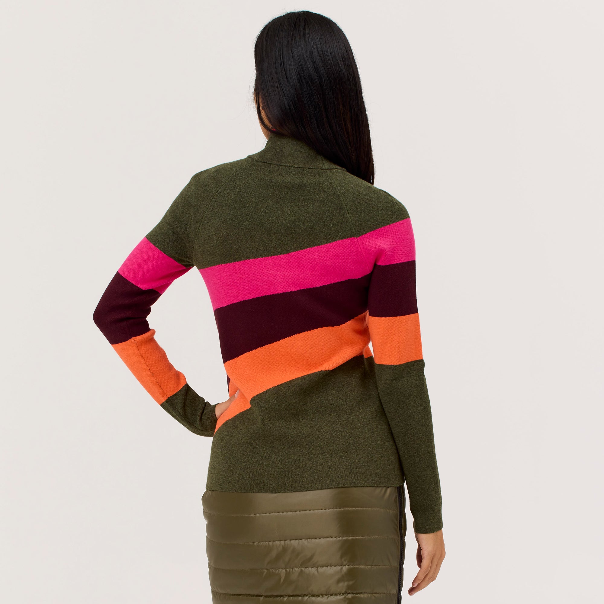 Riva Zip Neck Sweater