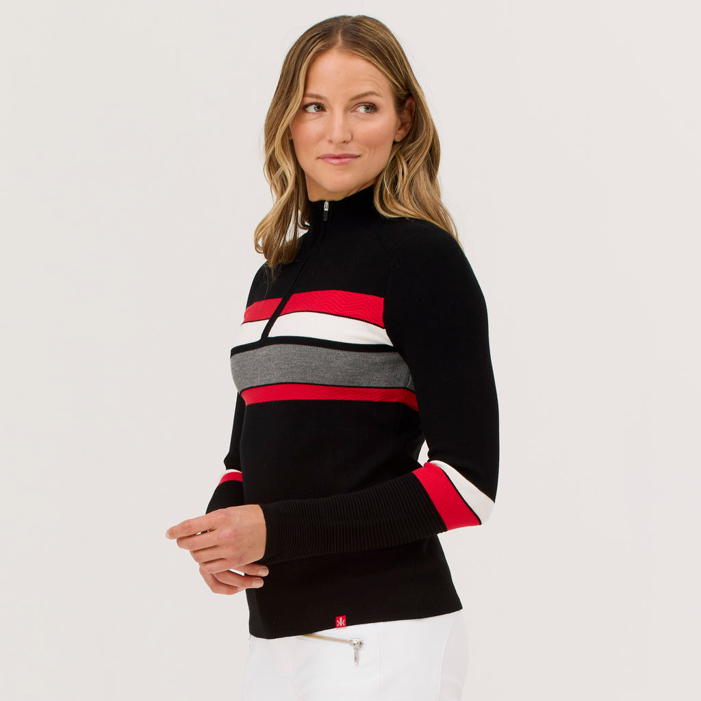 Emory Zip Neck Sweater
