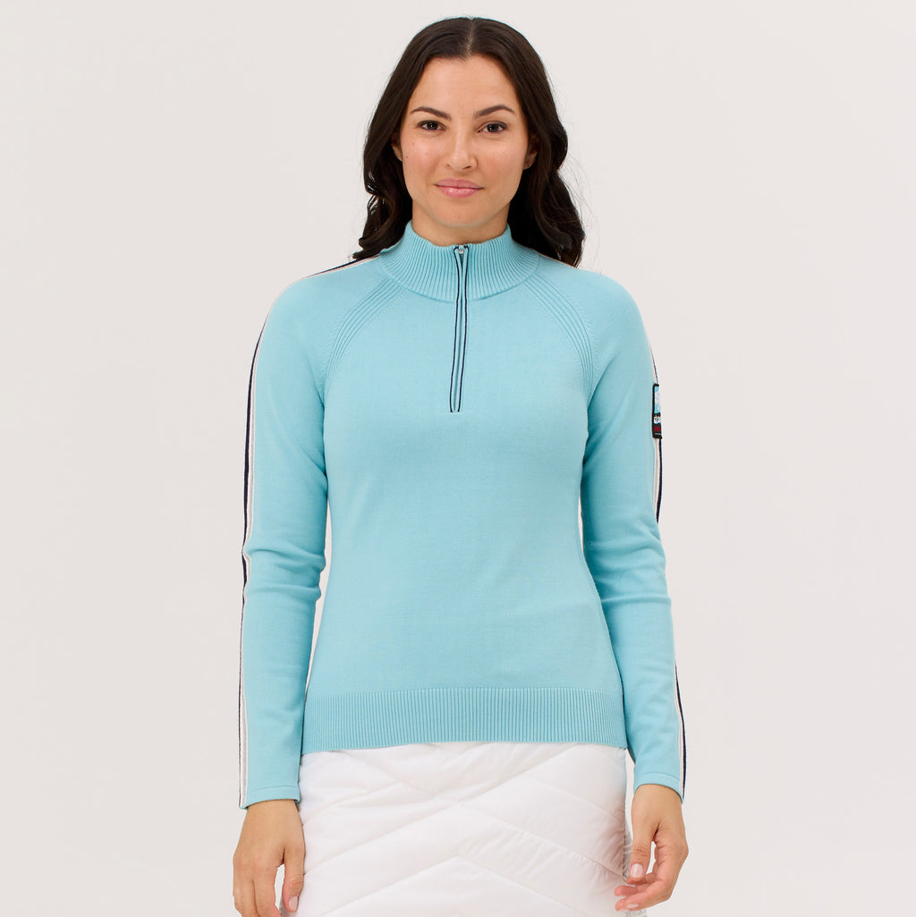 Downhill Zip Neck Sweater