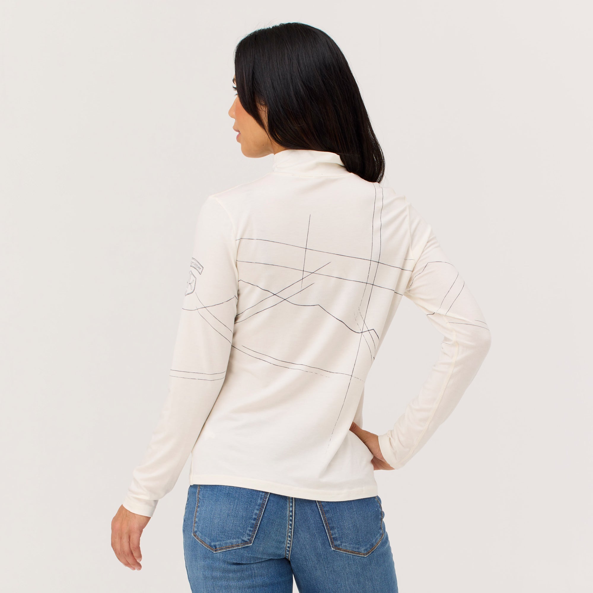 Back Country Sketch Merino Base Layer Top