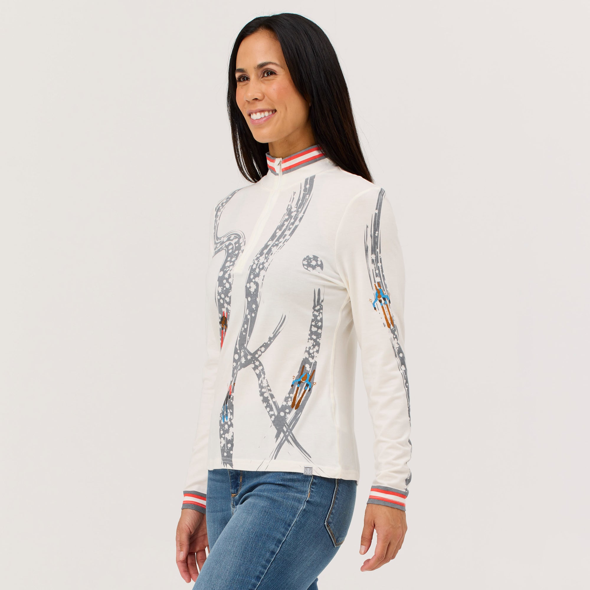 Aerial Ski Merino Base Layer Top