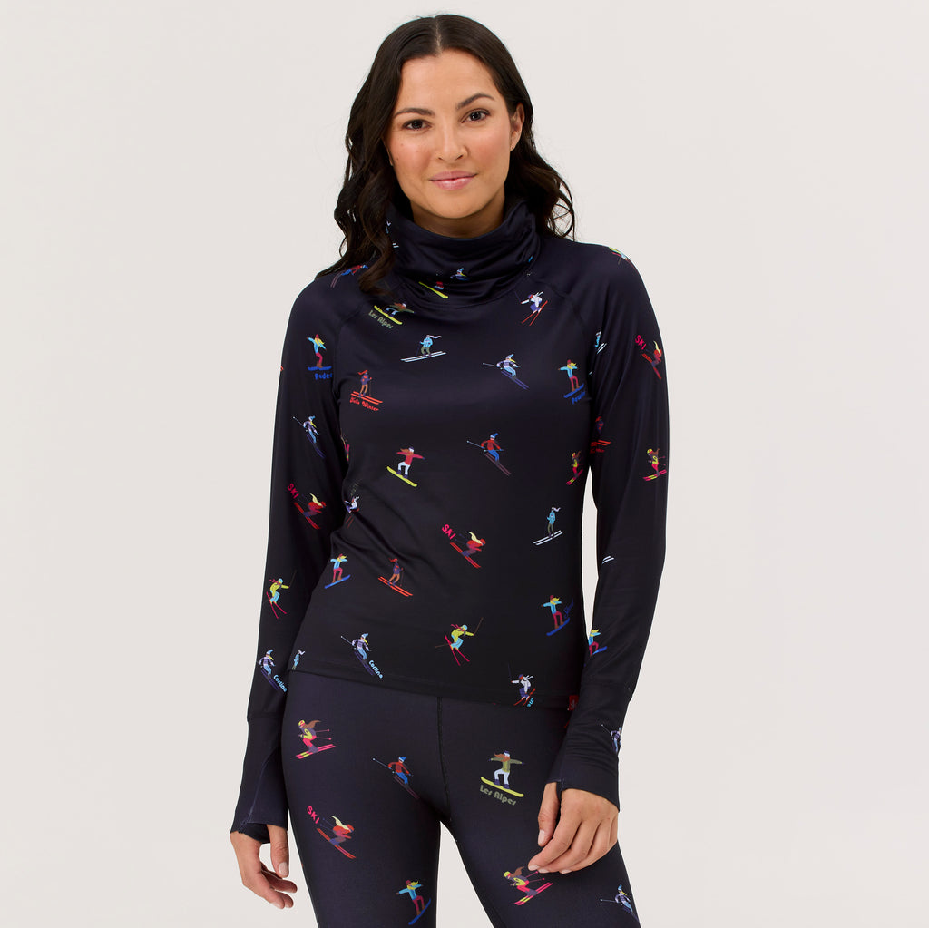 Multi Skiers Turtleneck