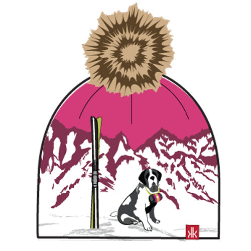 Bernie Illustrated Beanie
