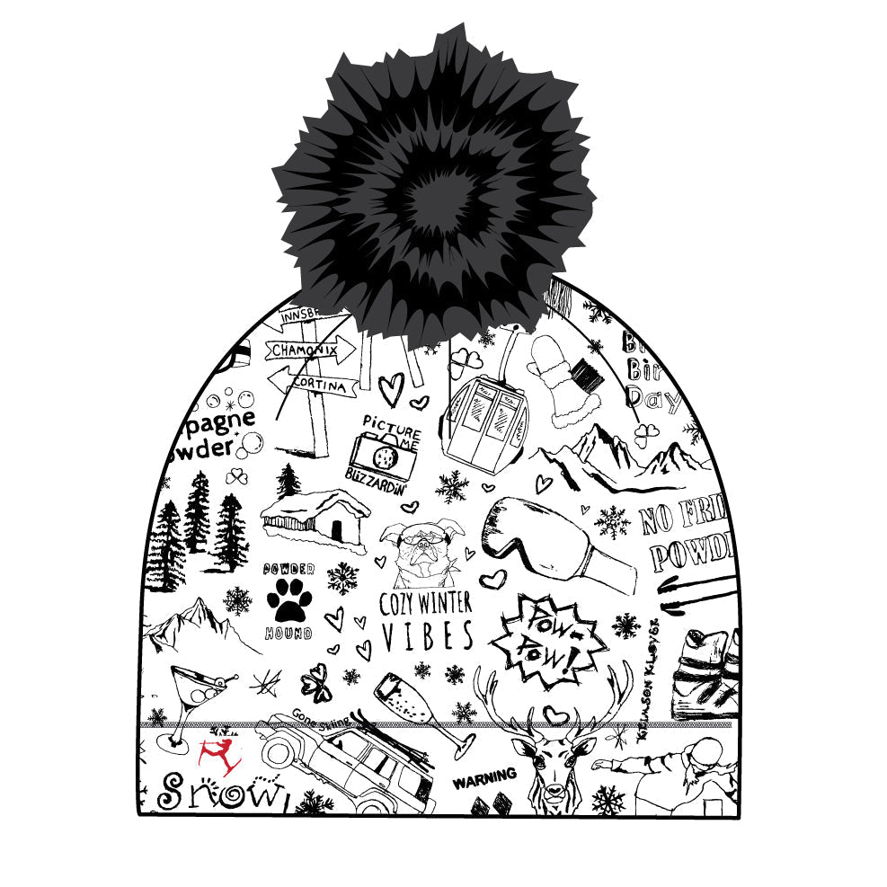 Bernie Illustrated Beanie