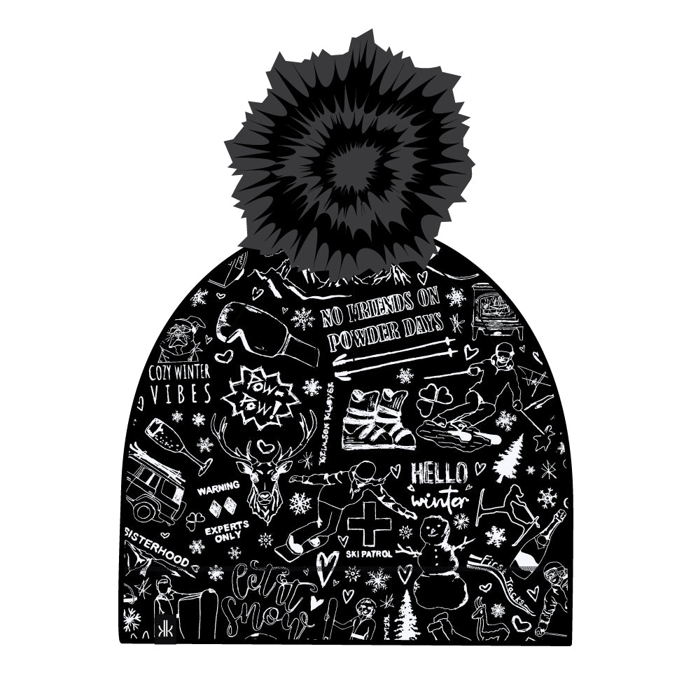 Pop Art Illustrated Beanie