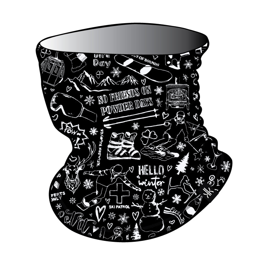 Graffiti Illustrated Neck Gaiter