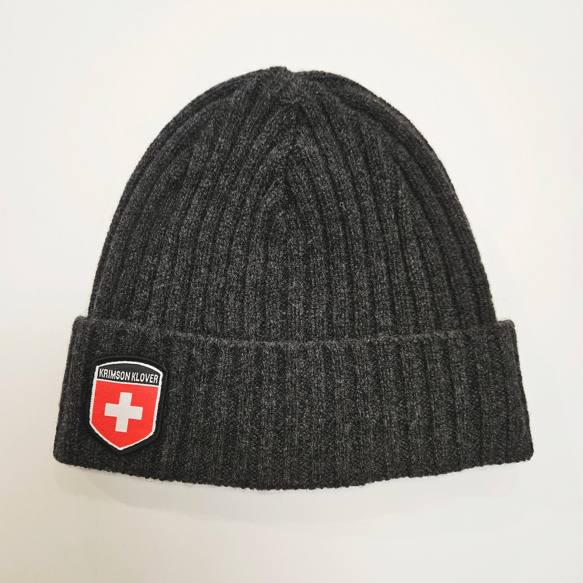 Cashmere Beanie with Patch
