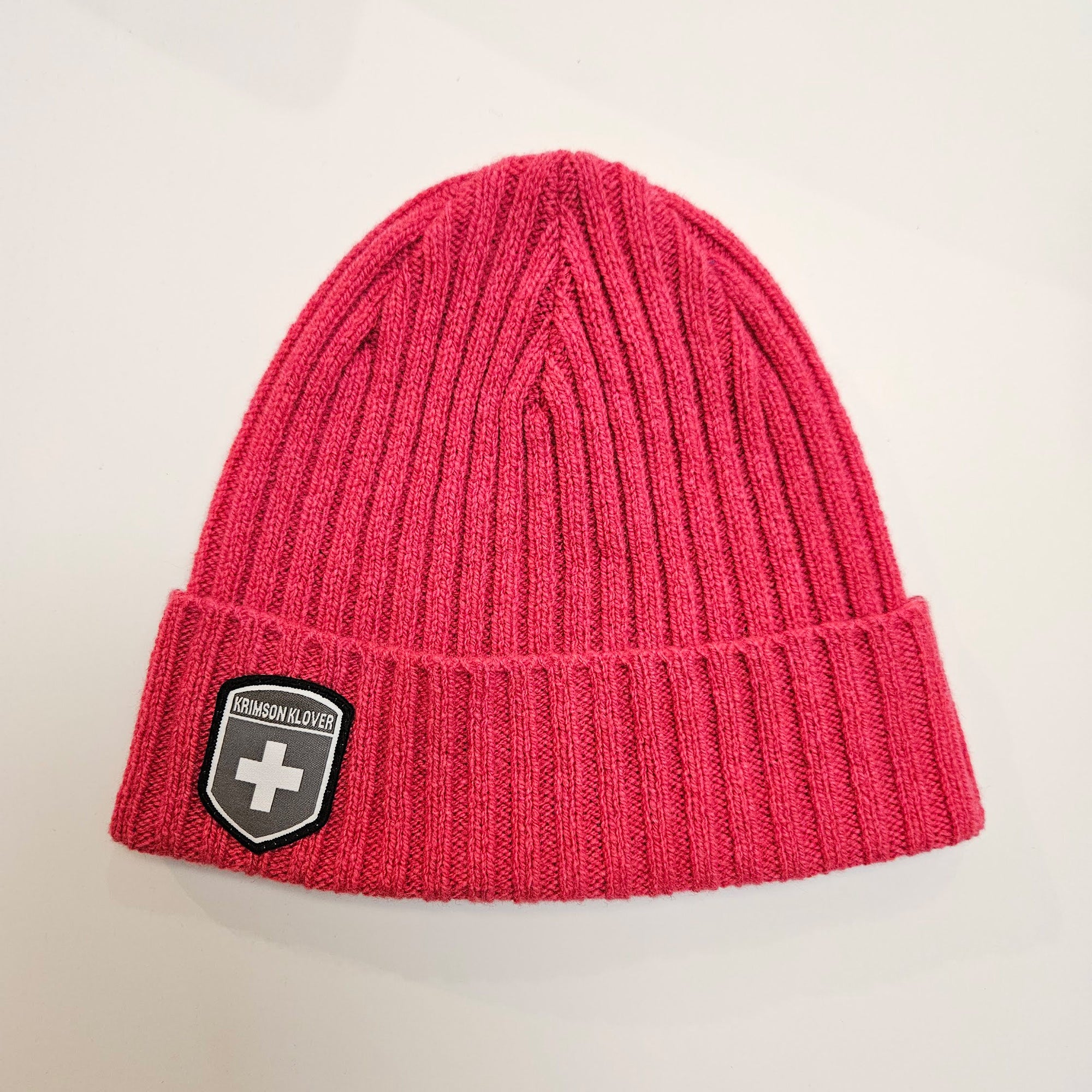 Cashmere Beanie with Patch