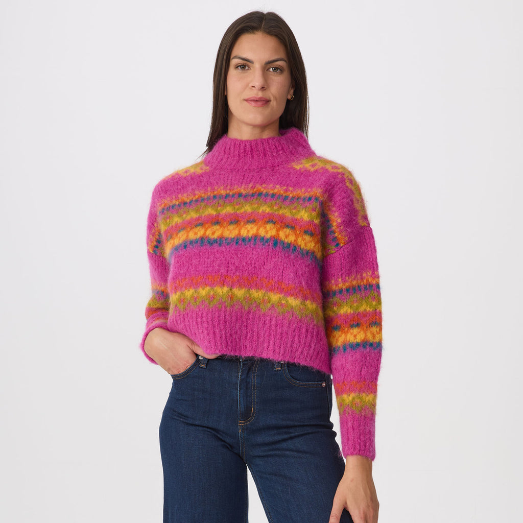 Celine Mock Neck