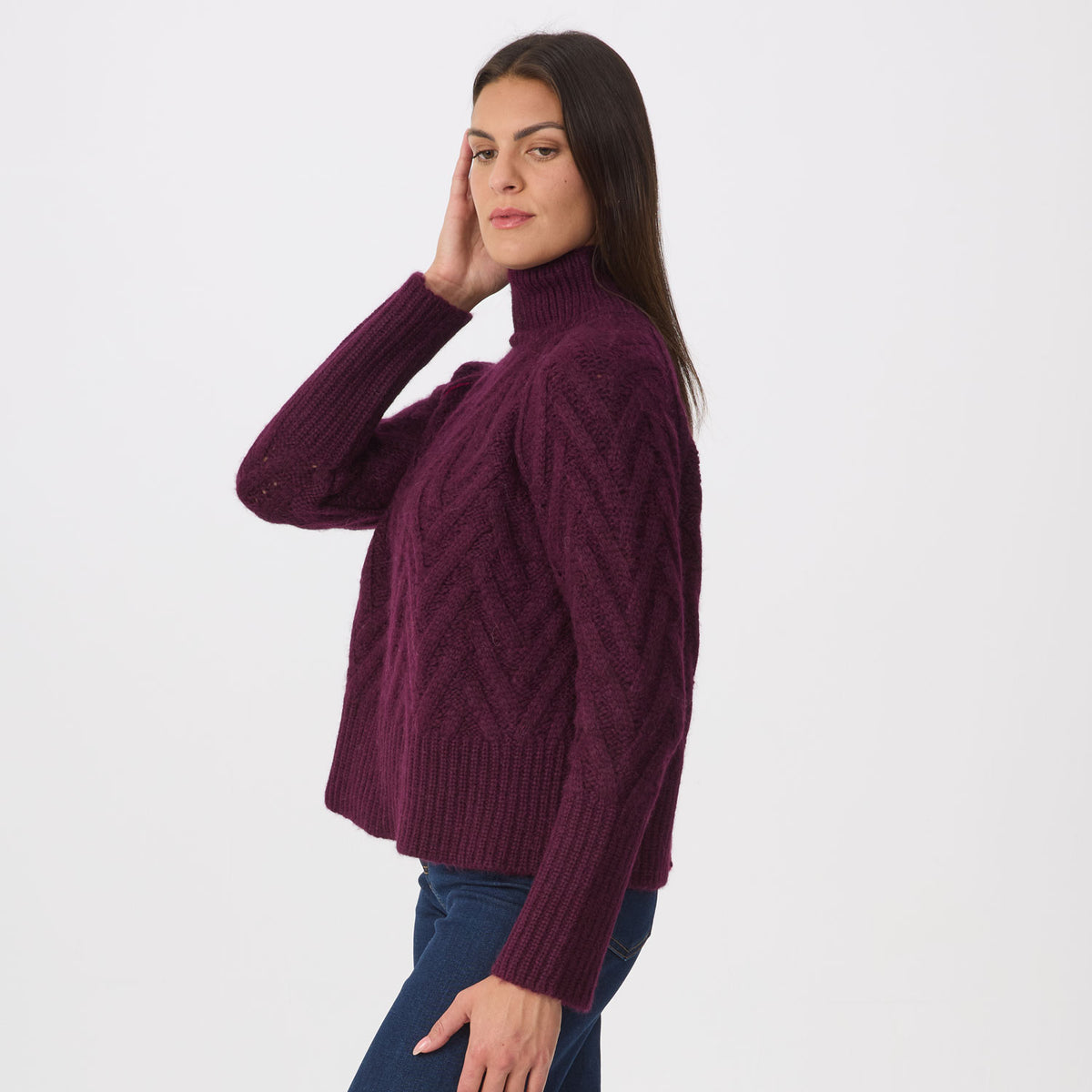 Chloe Mock Neck