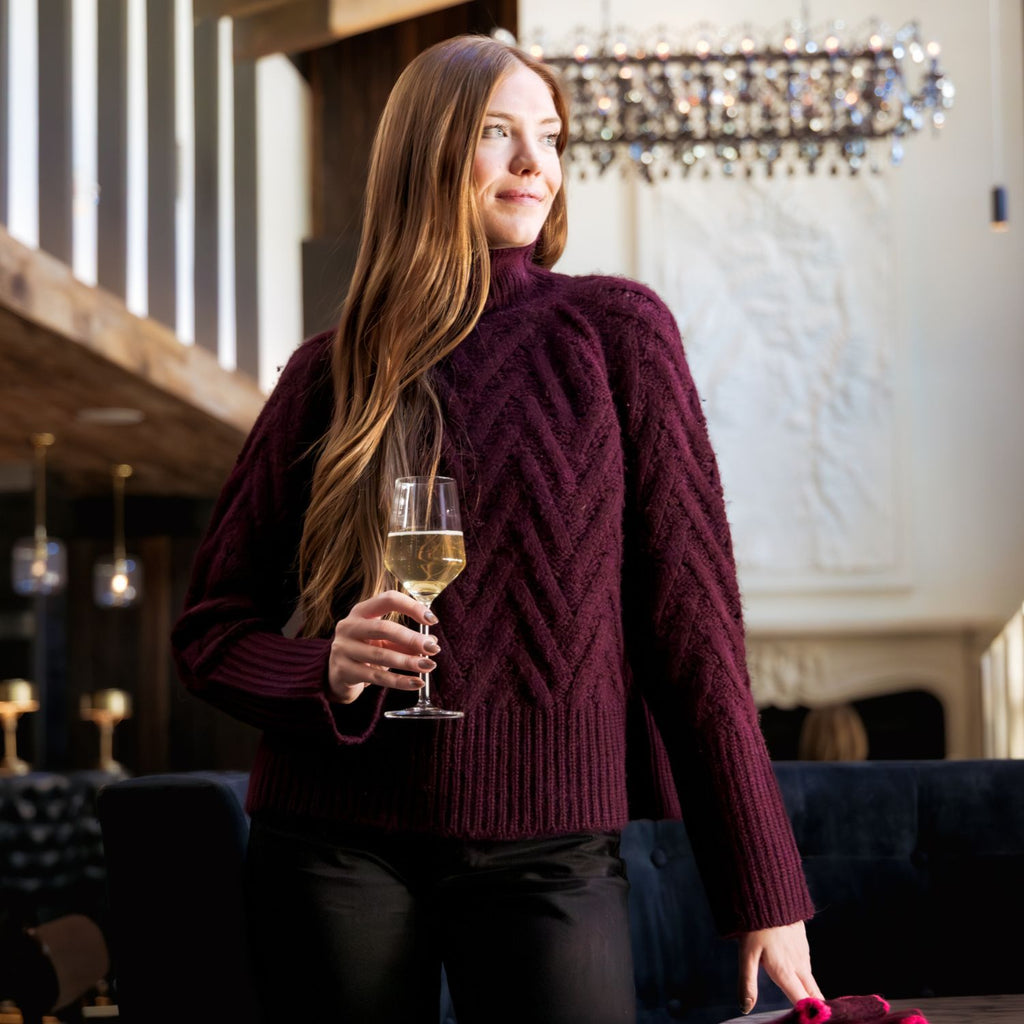 Chloe Mock Neck