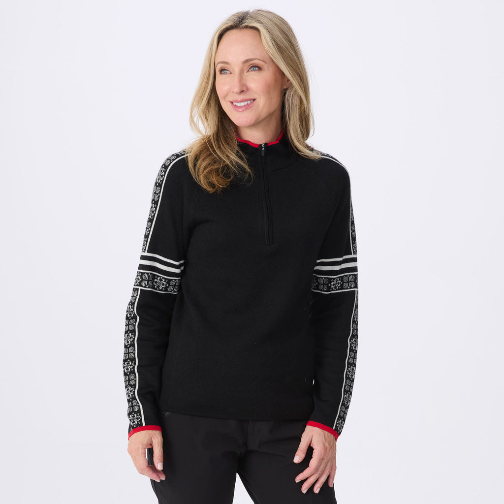 Glacier Zip Neck Sweater
