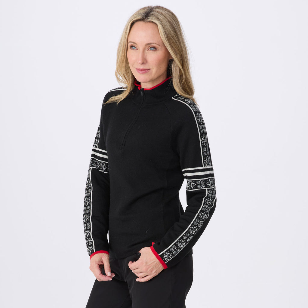 Glacier Zip Neck Sweater