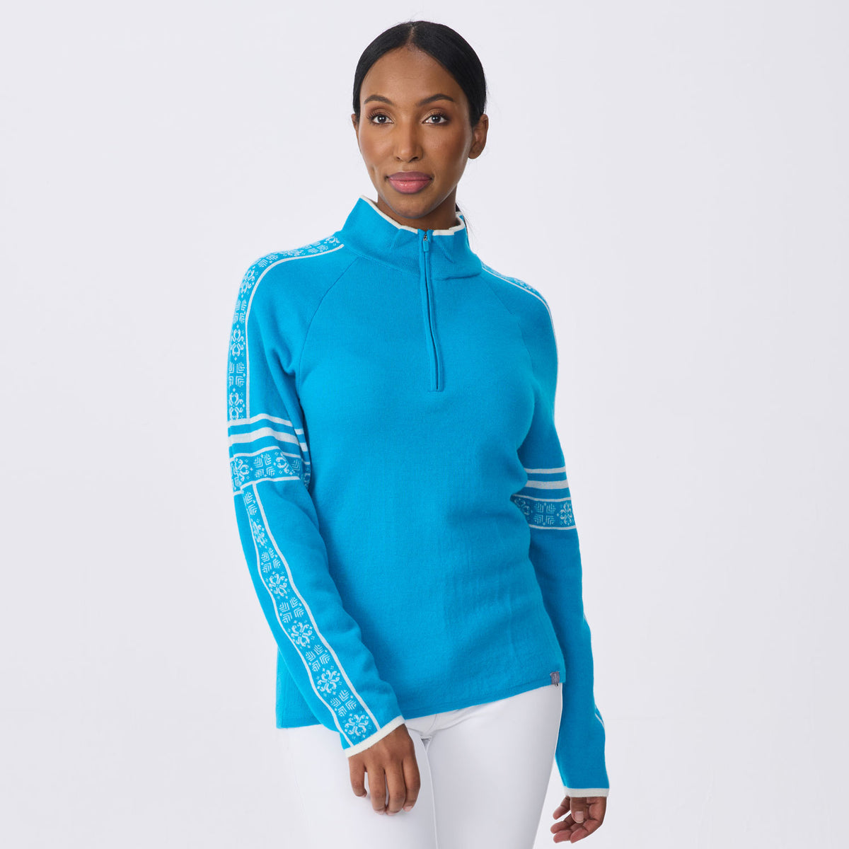 Glacier Zip Neck Sweater