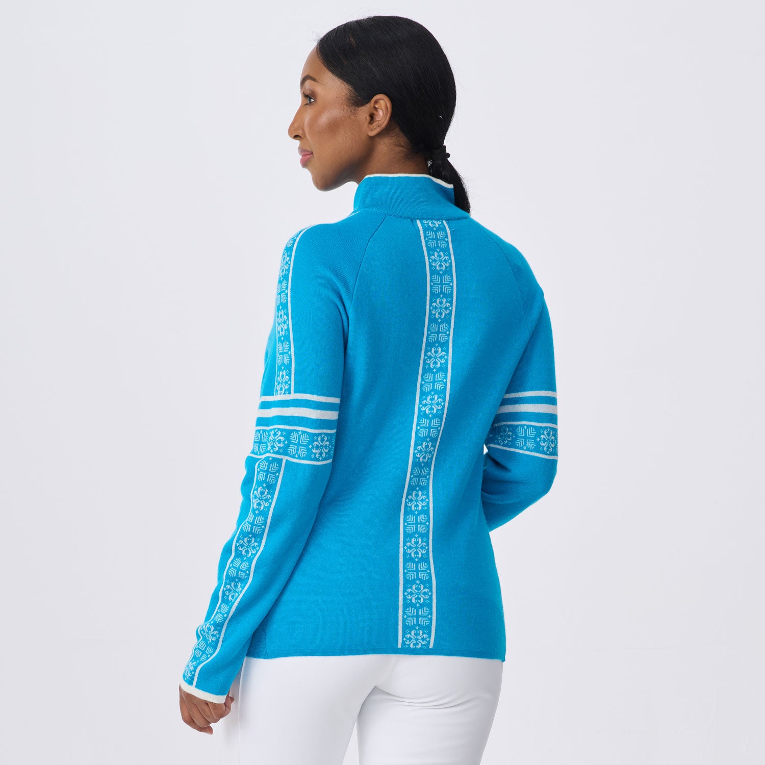 Glacier Zip Neck Sweater