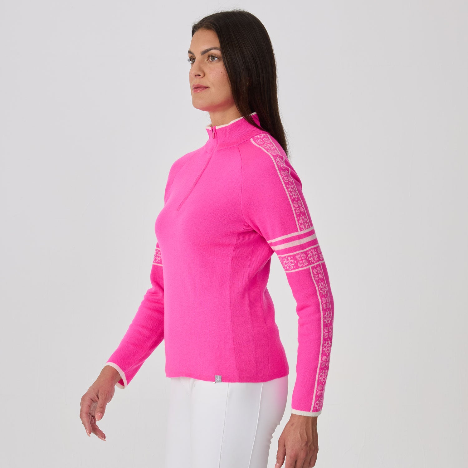Glacier Zip Neck Sweater
