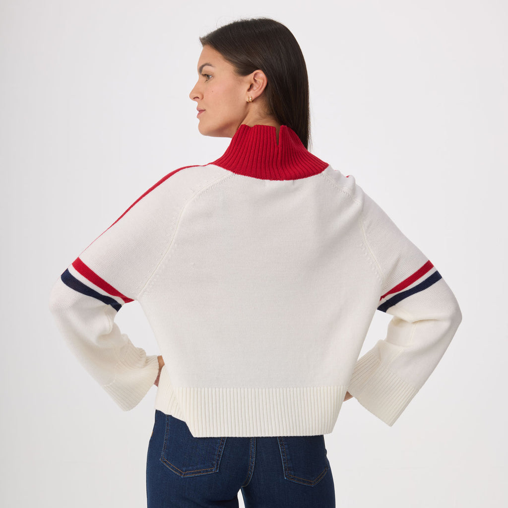 Wren Snowflake Mock Neck