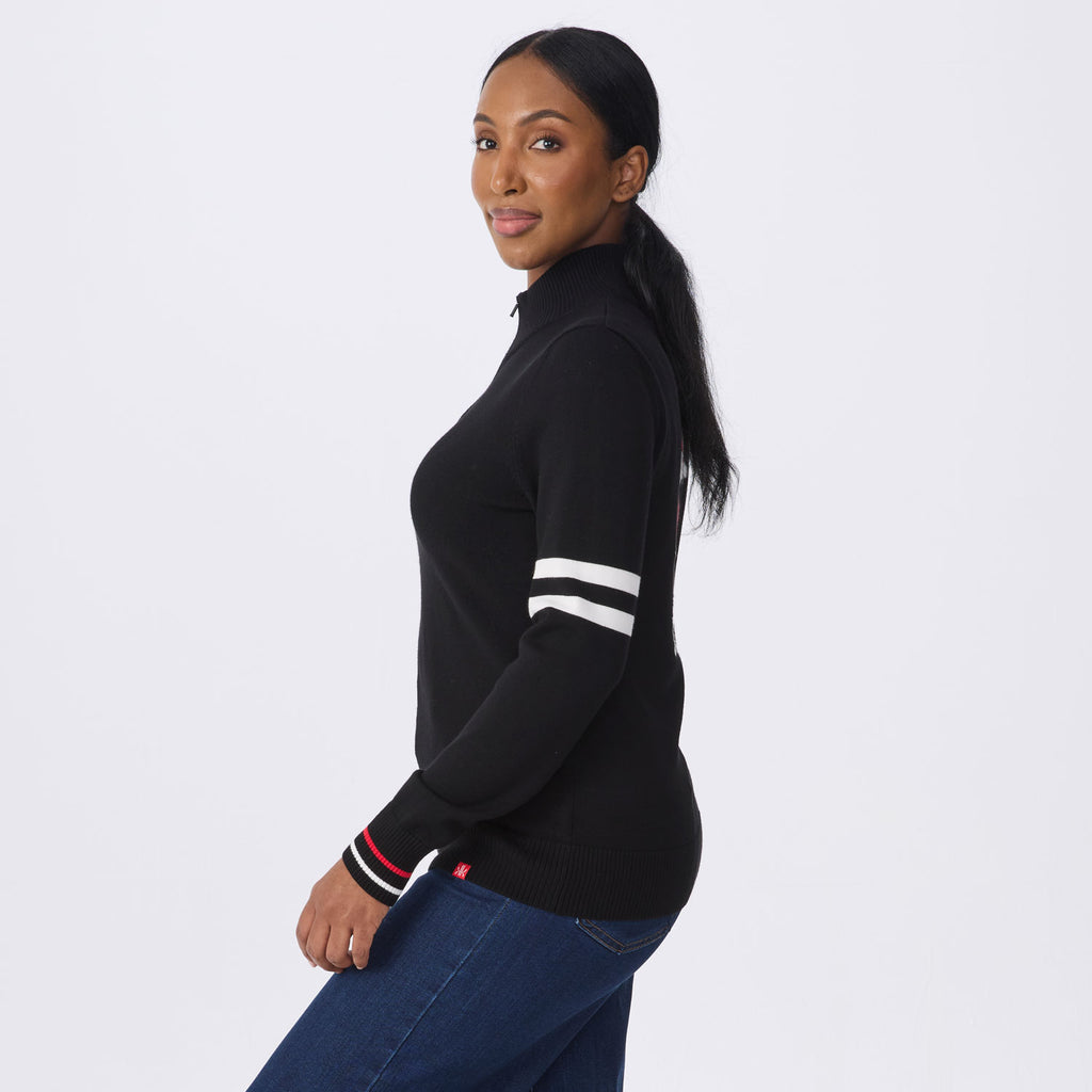 Tessa Zip Neck