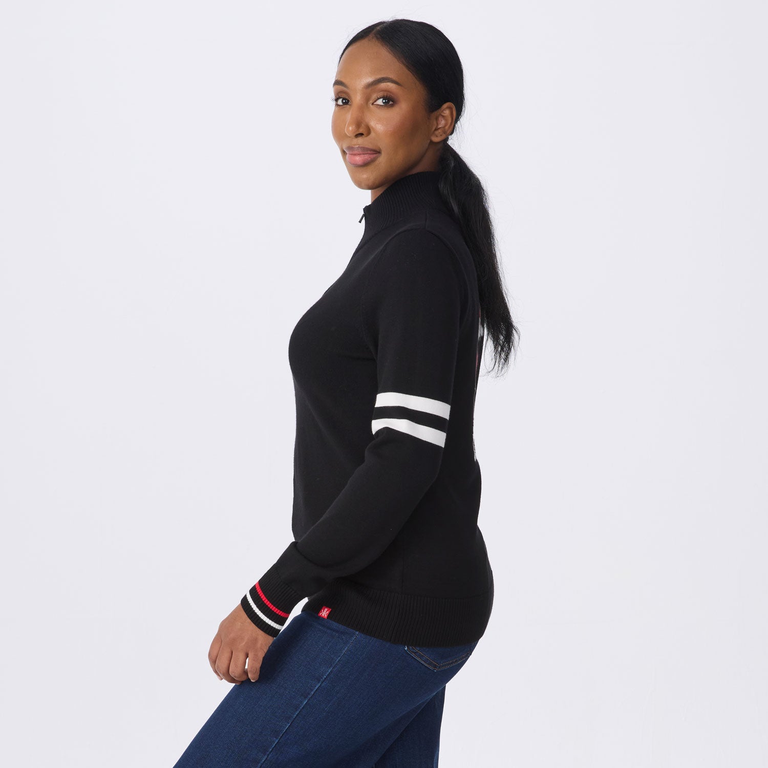 Tessa Zip Neck