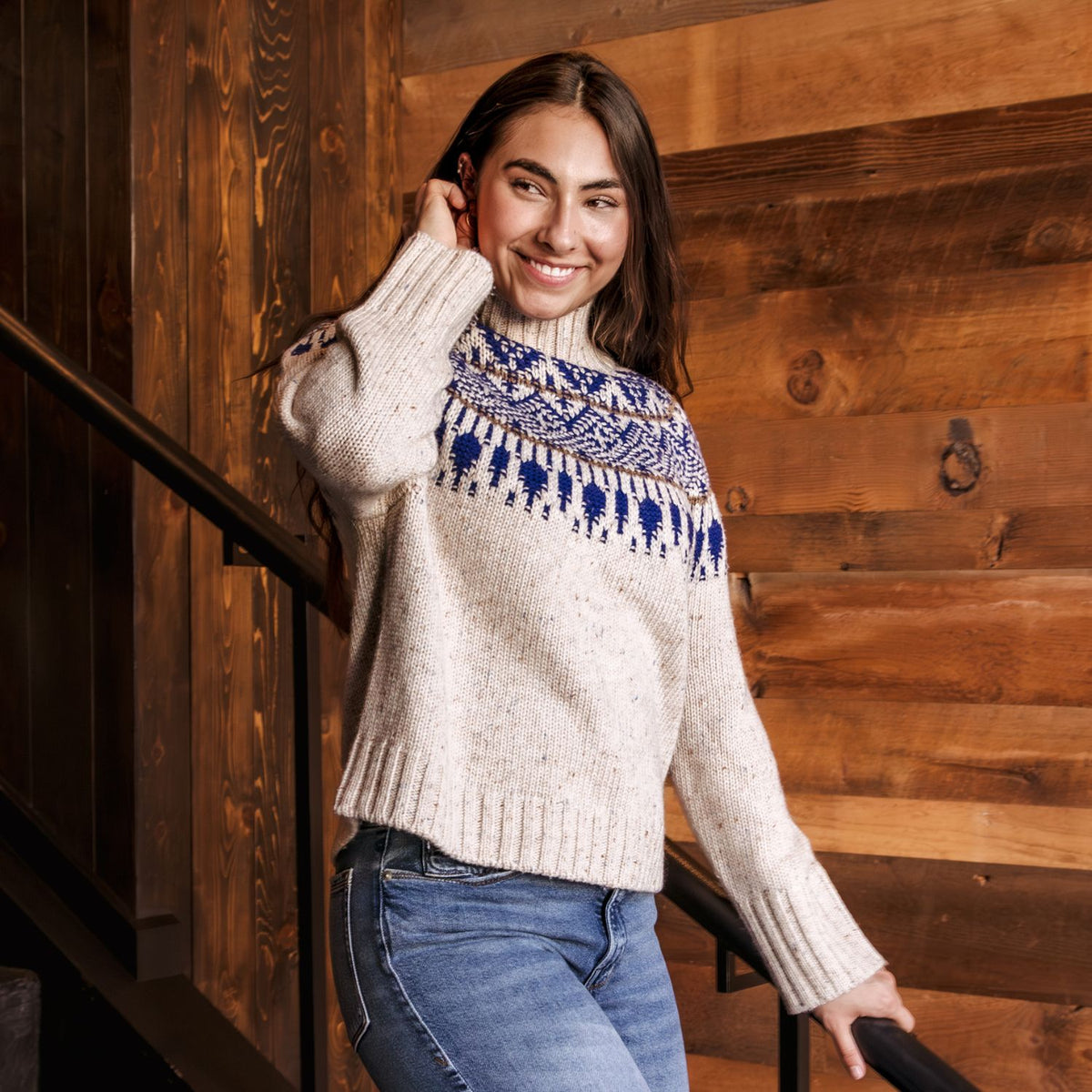 Helena Mock Neck